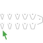 Schrader rilleblader C1 (W1) 20STK.I PK